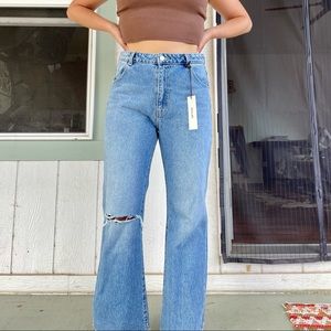 ROLLAS East Coast Crop Flare Jeans